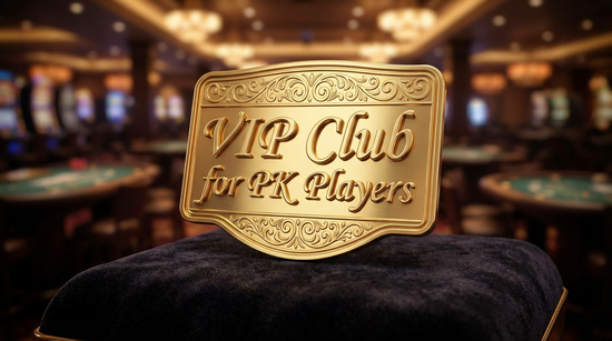 Main screen of Luck Pub Game vip page for PK players